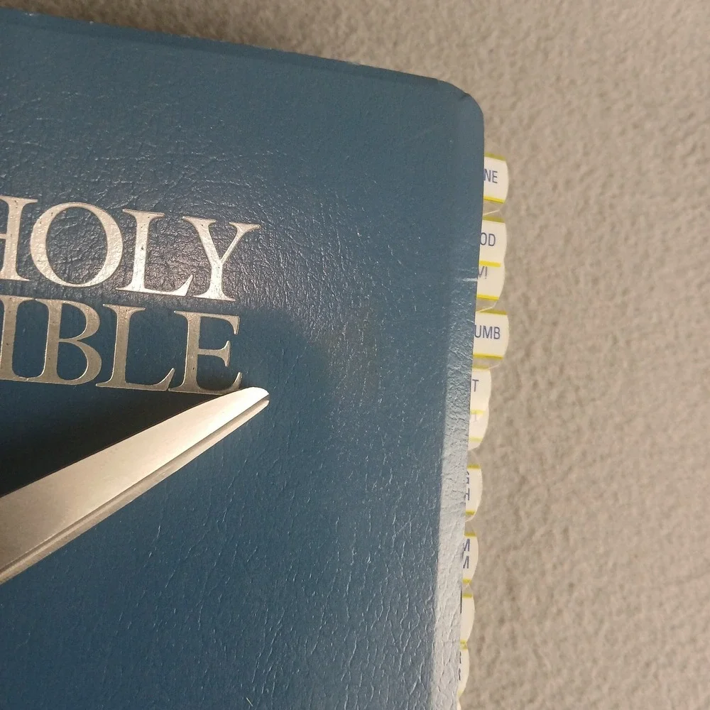 Holy Bible NIV New International Version Red Letter Indexed Blue Zondervan Helps